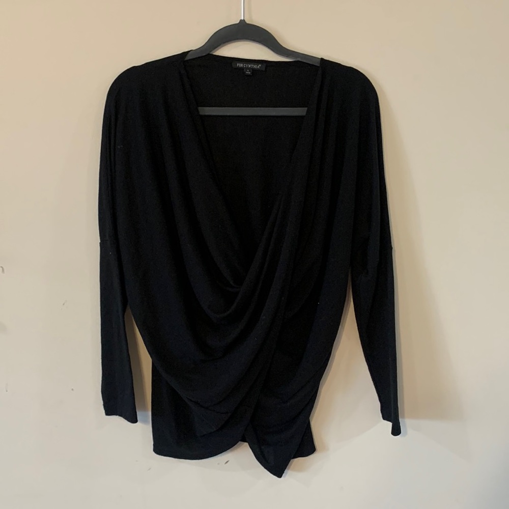 Wrap detailing long sleeve